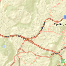 Epalinges Street Map