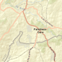 Palézieux Street Map
