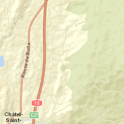 Veveyse District Street Map