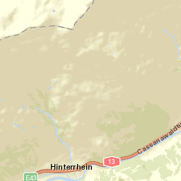 Hinterrhein Street Map