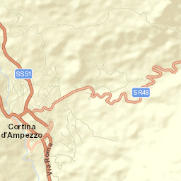 Cortina d'Ampezzo Street Map