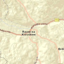 Ravne na Koroškem Street Map