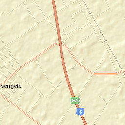 Csengele Street Map