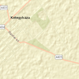 Kétegyháza Street Map