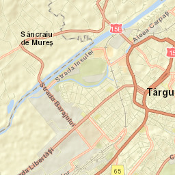 Târgu Mureș Street Map