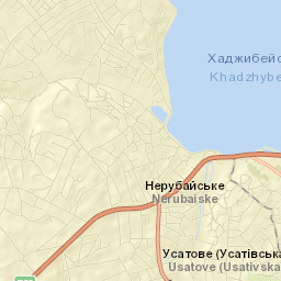 Usatove Street Map