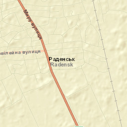 Radens’k Street Map