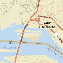 Sault Ste. Marie Street Map