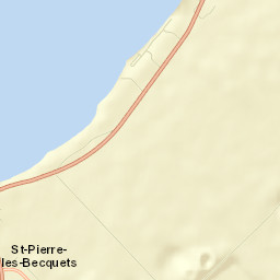 Saint-Pierre-les-Becquets Street Map