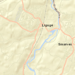 Ligugé Street Map
