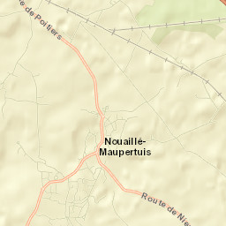 Nouaillé-Maupertuis Street Map