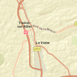 Toulon-sur-Allier Street Map