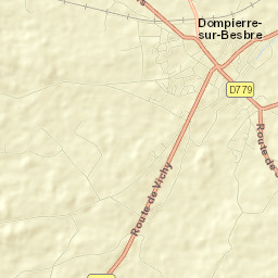 Dompierre-sur-Besbre Street Map