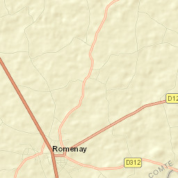 Romenay Street Map