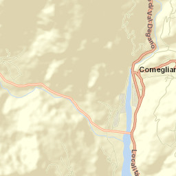 Comeglians Street Map