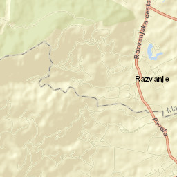 Razvanje Street Map