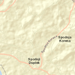 Spodnji Duplek Street Map
