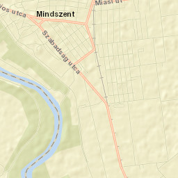 Mindszent Street Map