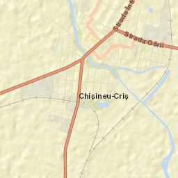 Chişineu-Criş Street Map