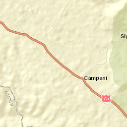Comuna Câmpani Street Map