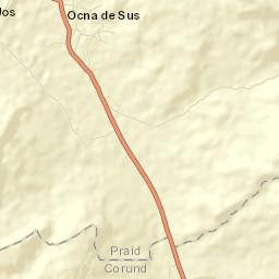 Ocna de Sus Street Map