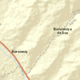 Brusturoasa Street Map