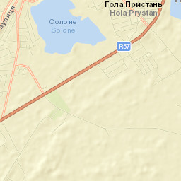 Hola Prystan’ Street Map