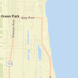 Ocean Park Street Map
