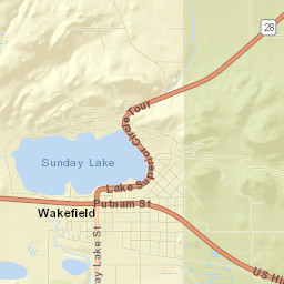 Wakefield Street Map
