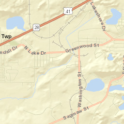 West Ishpeming Street Map