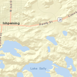 Ishpeming Street Map