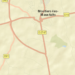 Moutiers-les-Mauxfaits Street Map