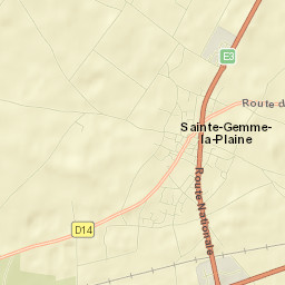 Sainte-Gemme-la-Plaine Street Map