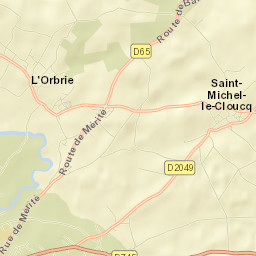 Saint-Michel-le-Cloucq Street Map