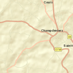Champdeniers-Saint-Denis Street Map