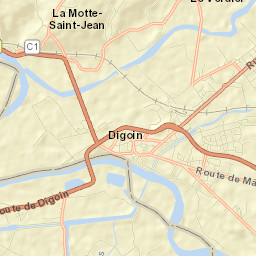 Digoin Street Map