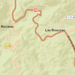 Les Rousses Street Map