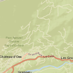 Château-d'Oex Street Map