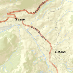 Saanen Street Map