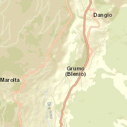 Blenio District Street Map