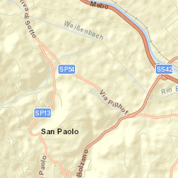 San Paolo Street Map