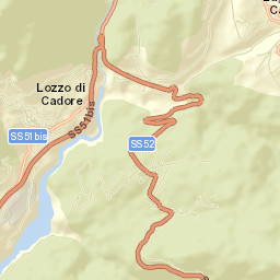 Lorenzago di Cadore Street Map