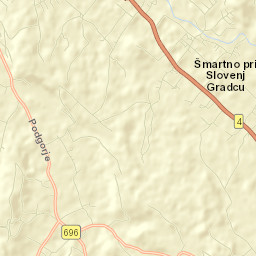 Šmartno pri Slovenj Gradcu Street Map