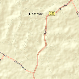 Destrnik Street Map