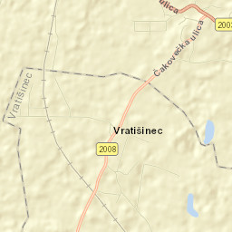 Peklenica Street Map