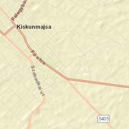 Kiskunmajsa Street Map