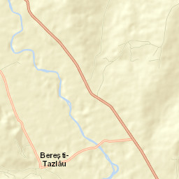Comuna Bereşti-Tazlău Street Map
