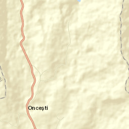 Comuna Onceşti Street Map