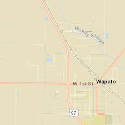 Wapato Street Map