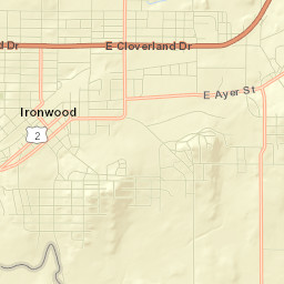 Ironwood Street Map